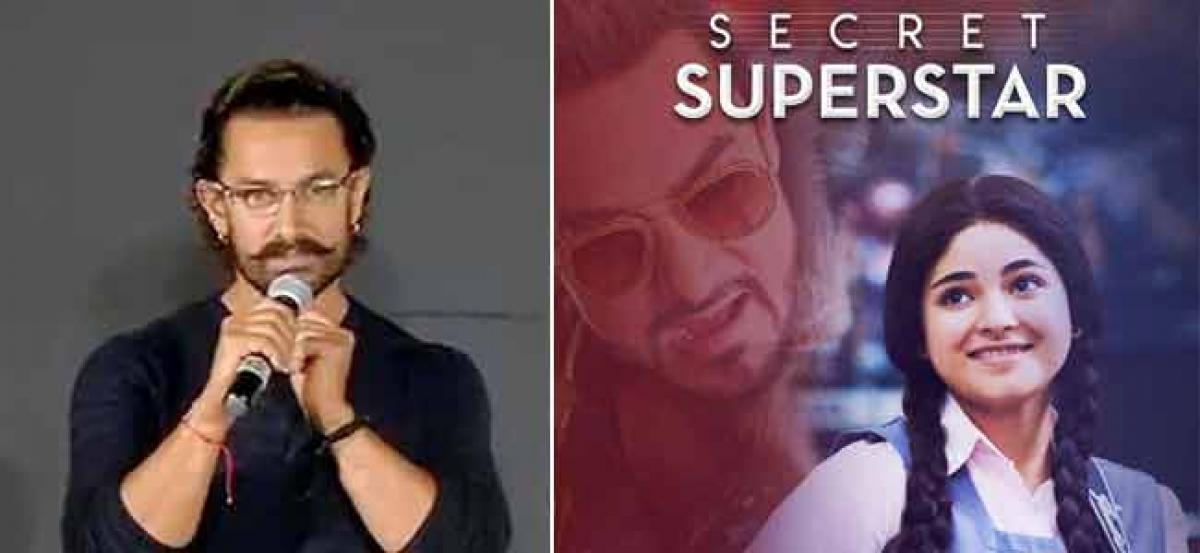 Secret Superstar is about empowerment of the girl child: Aamir